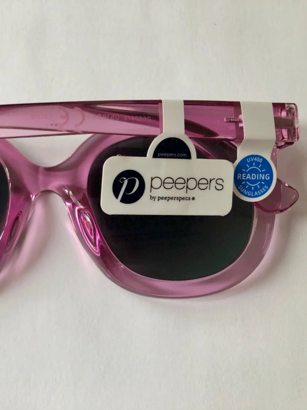 New Pink Mirrored Peepers Sun Readers + 1.50